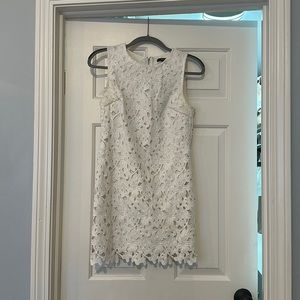 White lace dress
